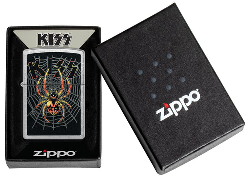 Zippo KISS Spider Design, Street Chrome Finish Lighter #46739