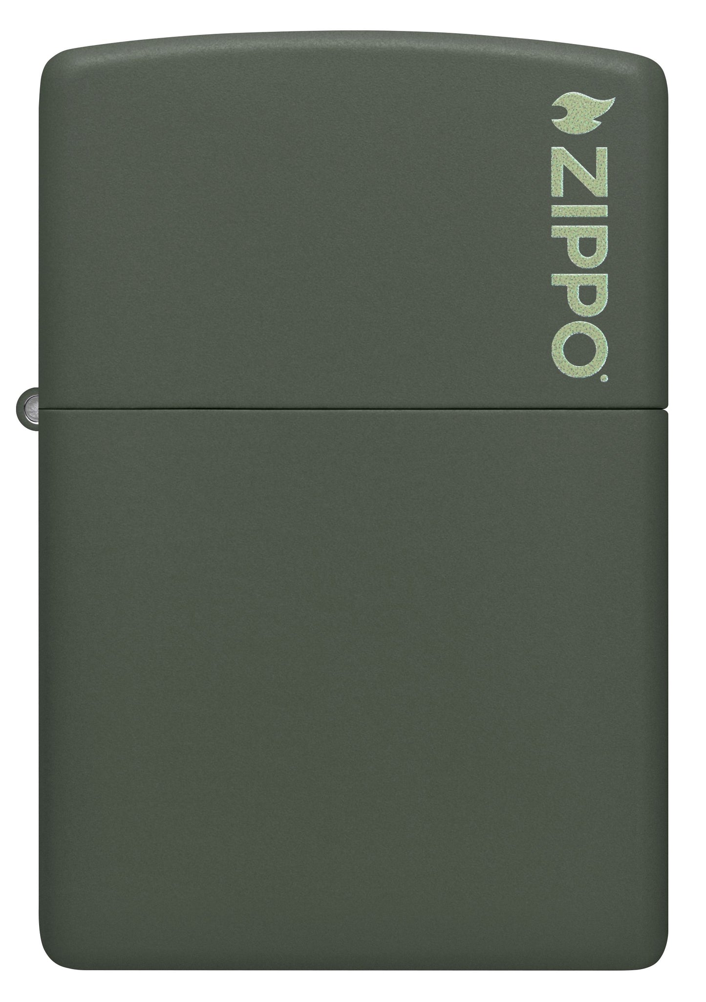 Zippo Green Matte Lighter, w/Logo #221ZL
