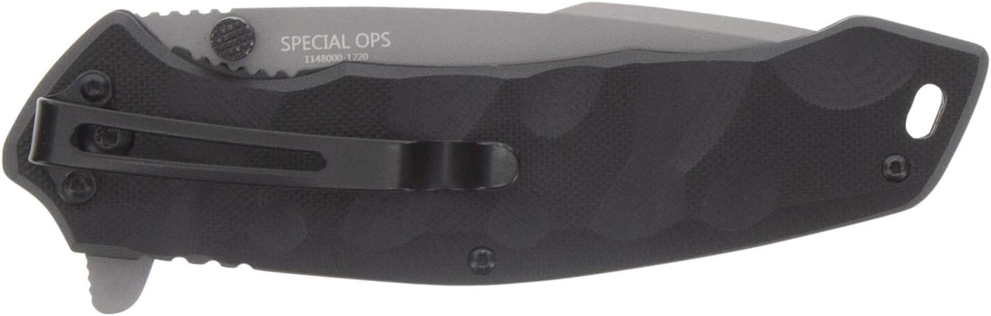 Smith and Wesson Special Ops Tanto 4" Folding Knife, Box #1147103
