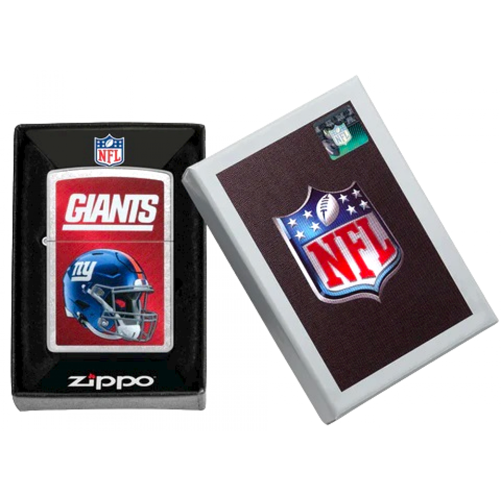 Zippo NFL New York Giants Football Team, Street Chrome Lighter #48442