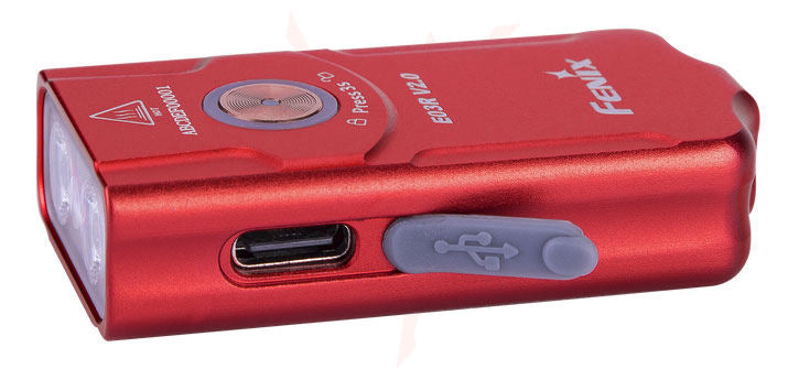 Fenix E03R V2.0 Limited Edition Rose Red Keychain Flashlight 500 Lumens LED