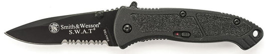 Smith & Wesson SWAT Small, Black, Serrated #SWATBS