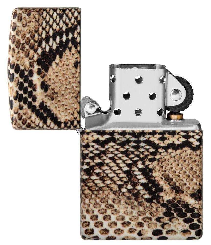 Zippo Brown Snakeskin Animal Print, 540 Design Lighter #48256