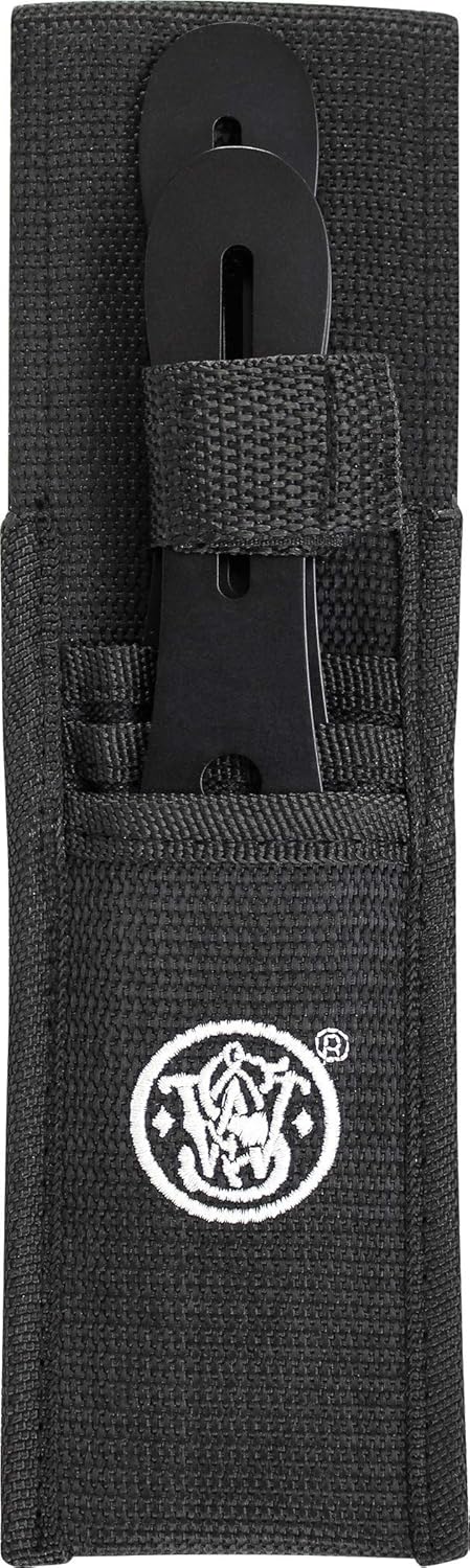 Smith and Wesson Bullseye Black 8" Throwing Knives, 3 Pack #SWTK8BCP