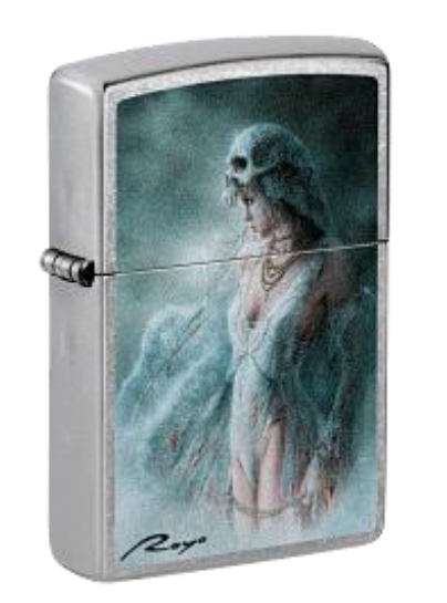 Zippo Mystical Woman and Owl Design, Street Chrome Lighter #48664