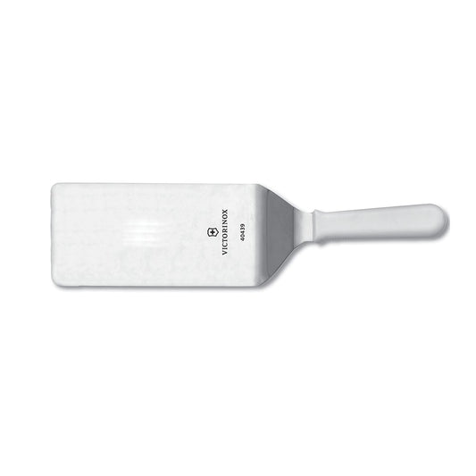 Victorinox Cutlery Grill Turner, 4 in  x 8 in,  White Polypropylene Handle #40439