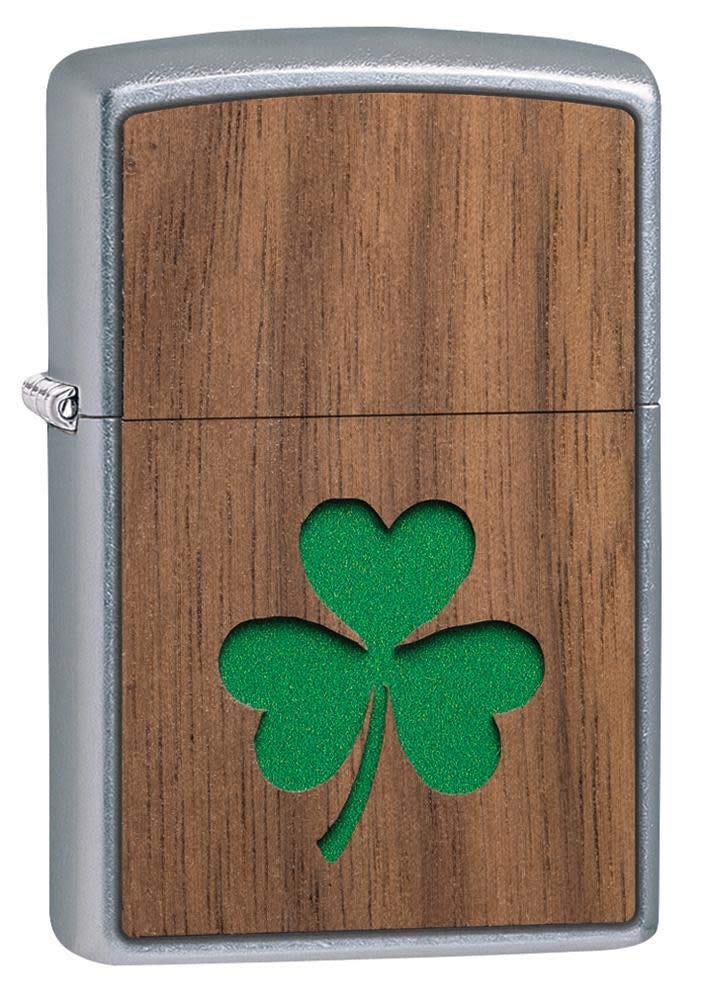 Zippo WOODCHUCK USA Clover Design Lighter #49056