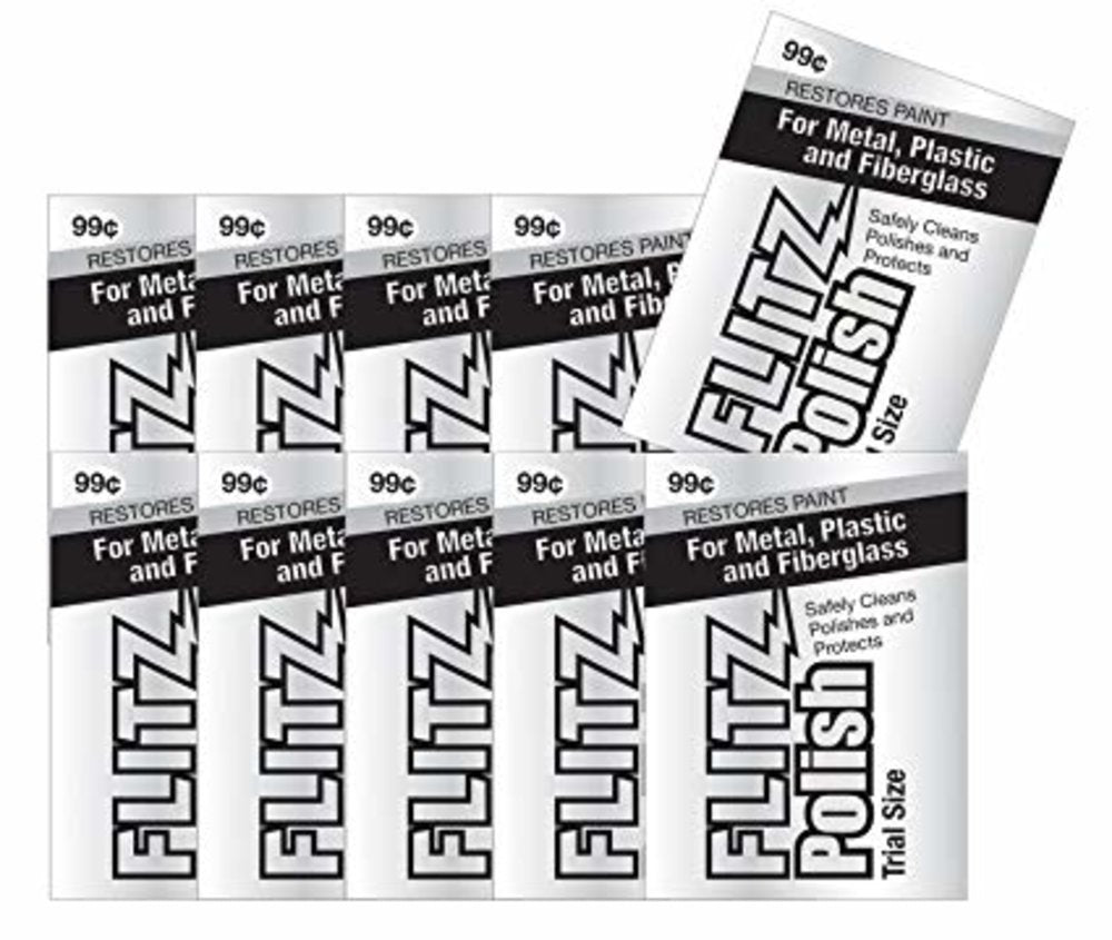 Flitz Polish Paste for Metal, Plastic & Fiberglass, 2 Gram Packet #TS010