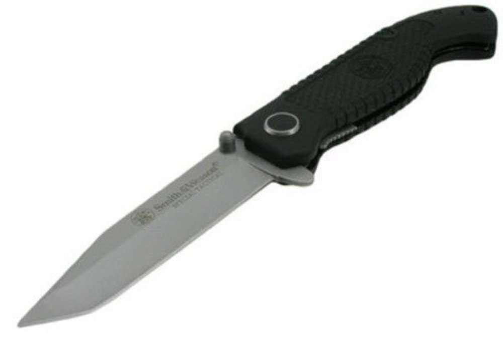 Smith & Wesson Special Tactical Folding Knife, Tanto Point, Plain Edge #CKTAC