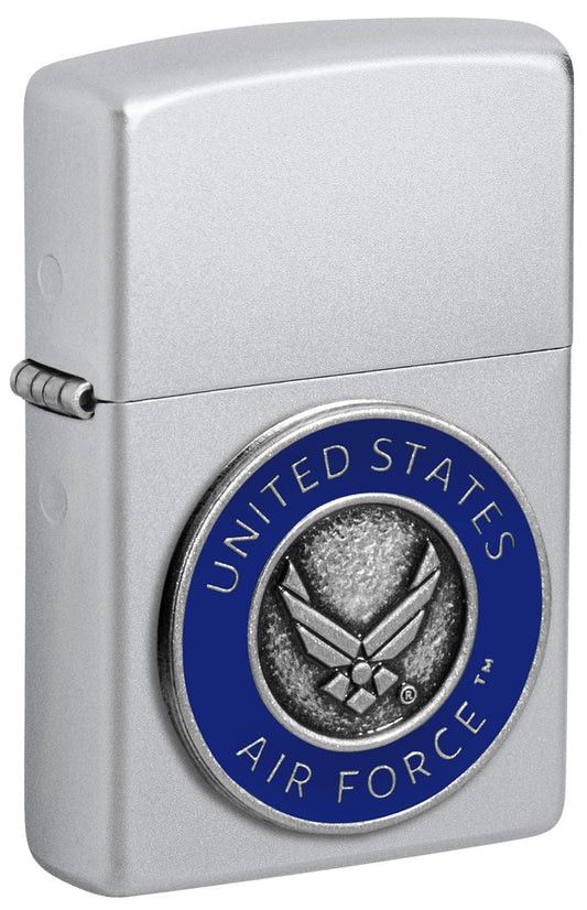Zippo United States Air Force, Satin Chrome Lighter #48976