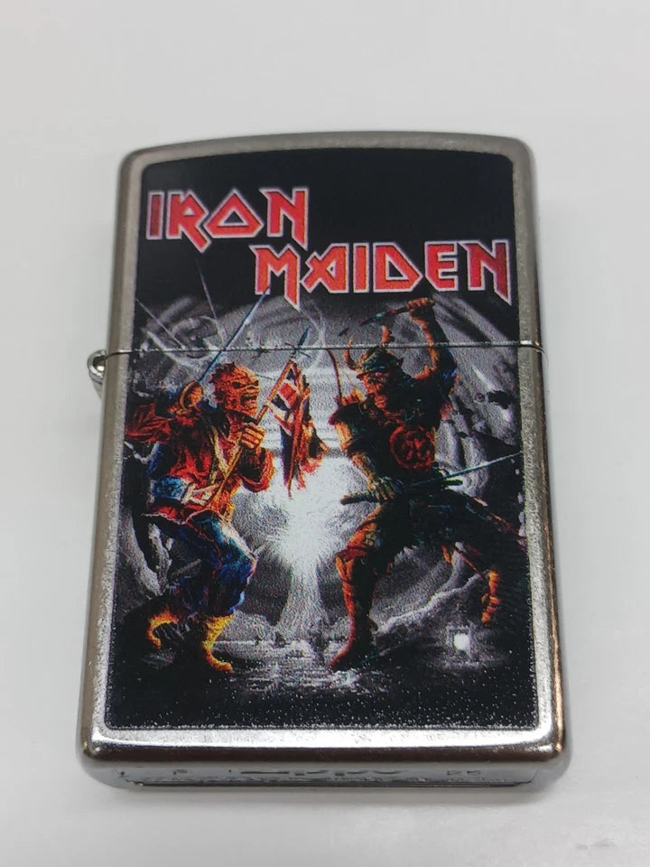 Zippo Iron Maiden Design, Street Chrome Lighter #46986