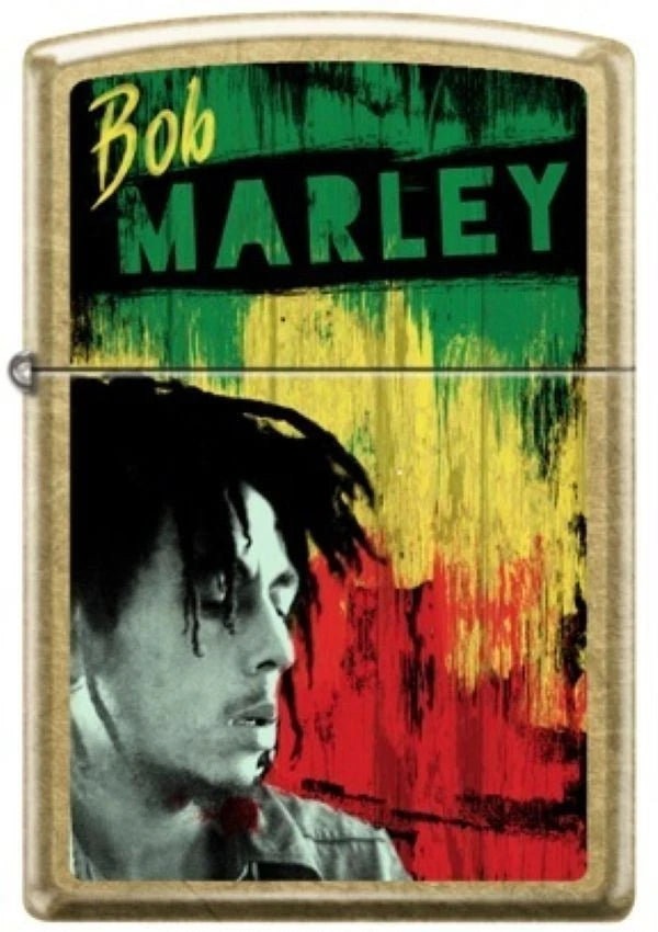 Zippo Bob Marley Design, Street Brass Lighter #46992