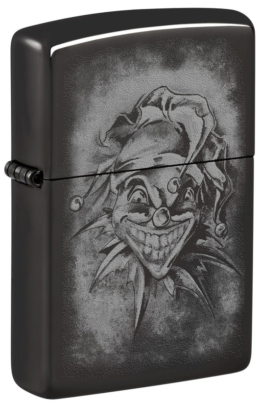Zippo Clown Design, High Polish Black Lighter #48914