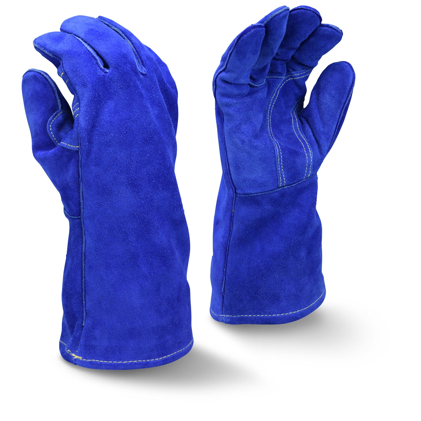 Radians Premium Side Split Blue Cowhide Leather Welding Glove, Size XL, Dozen (12 Pairs) #RWG5410XL