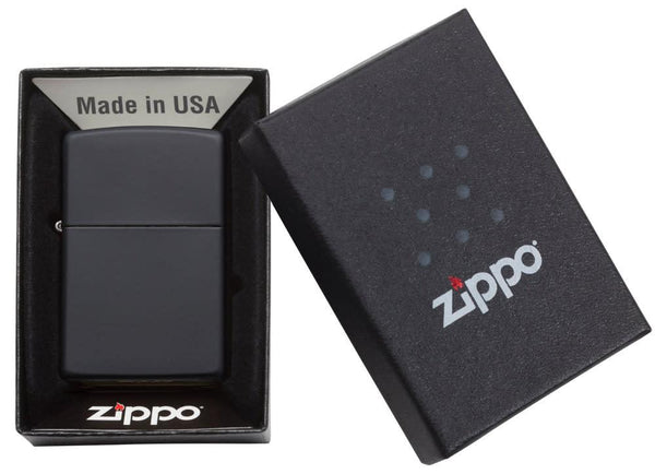 Zippo Classic Lighter, Matte Black, Windproof #218
