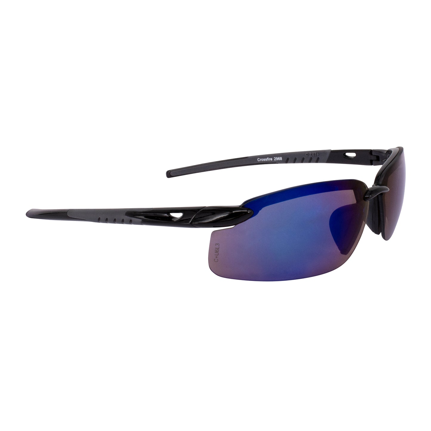 Radians Cuatro 4-in-1 Foam Lined Eyewear, Black Frame, Smoke Anti-Fog Lens #CT1-21