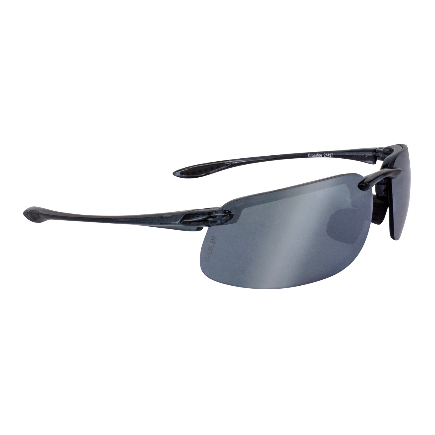 Radians Cheaters Magnifier Safety Eyewear, Black Frame, Clear Lens, 2.0 Diopter #CH1-120