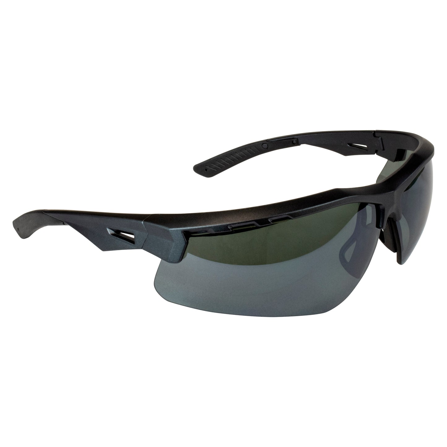 Radians Thraxus Safety Eyewear, Black Frame, Blue Mirror Lens #TXC1-70ID