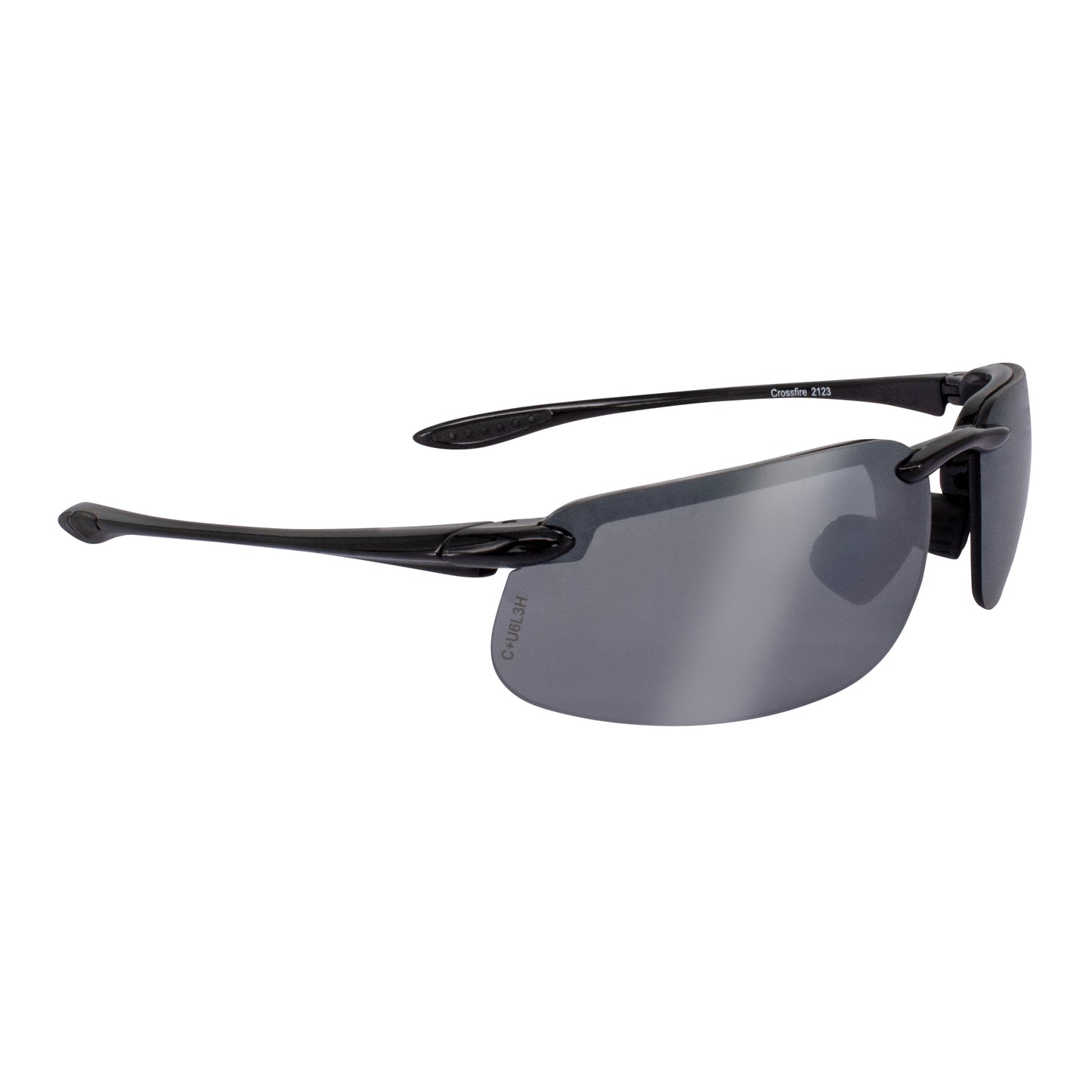Radians Cheaters Magnifier Safety Eyewear, Black Frame, Clear Lens, 1.0 Diopter #CH1-110