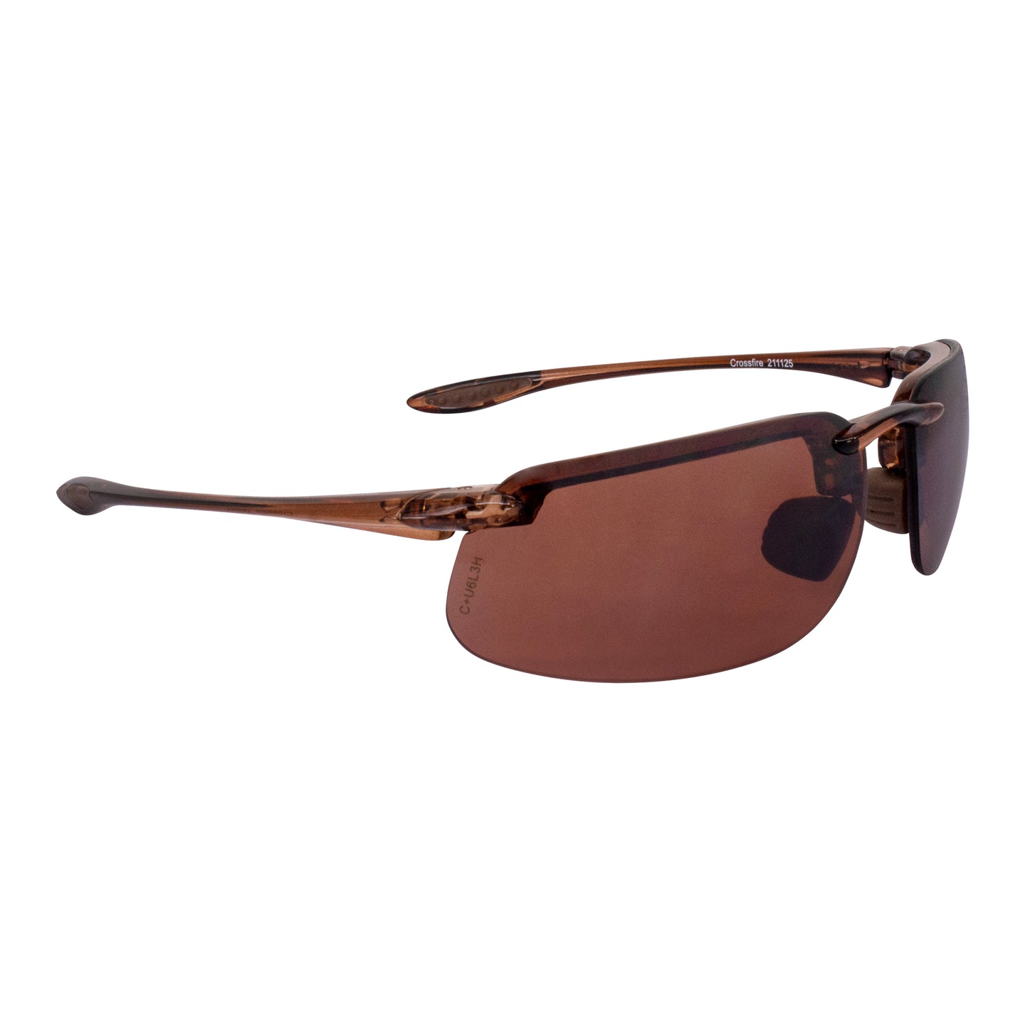 Radians Cobalt Safety Eyewear, Black Frame, Polarized Smoke Lens #CB01P0ID