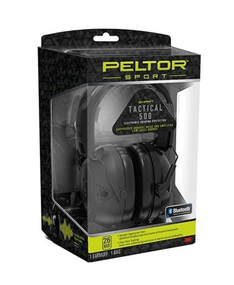 3M Peltor Sport Tactical 500 Electronic Hearing Protector, Wireless #TAC500-OTH