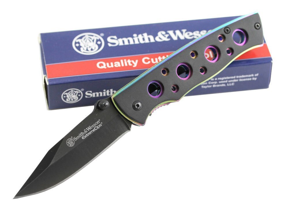 Smith & Wesson Extreme Ops, Black Aluminum Frame Hdle #CK105BKEU