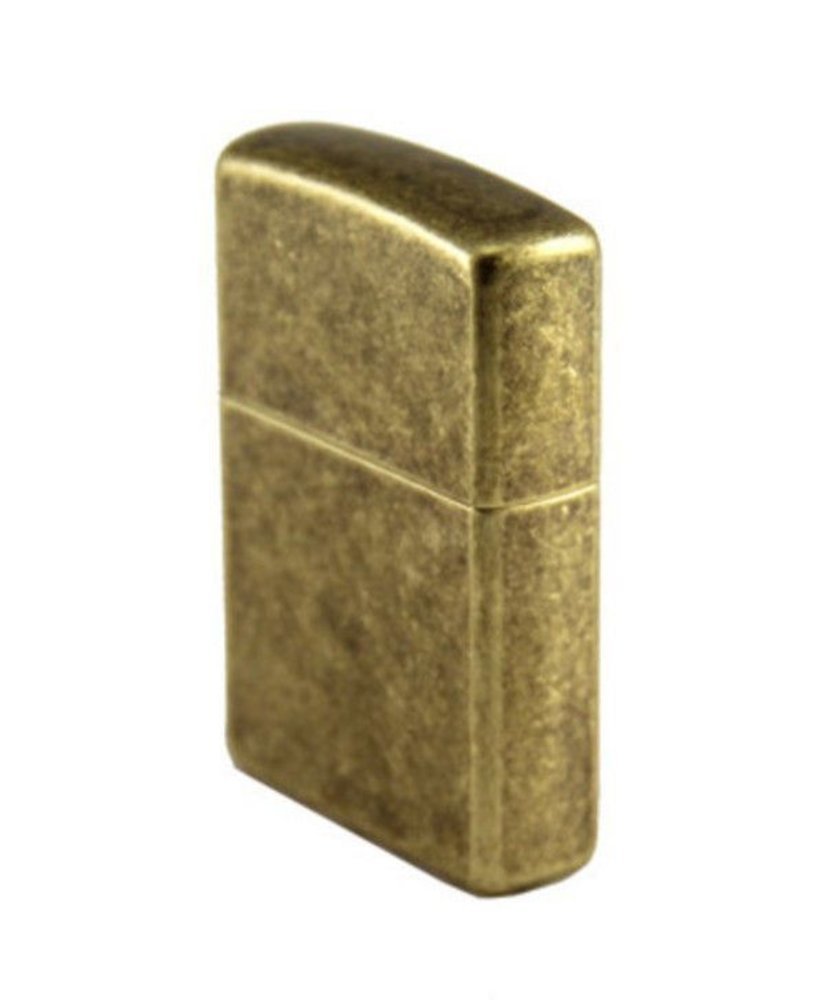 Classic Brushed Brass Windproof Lighter
