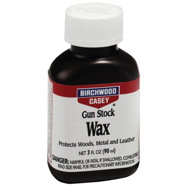 Birchwood Casey Gun Stock Wax for Wood and Metal. 3 fl oz Bottle #23723