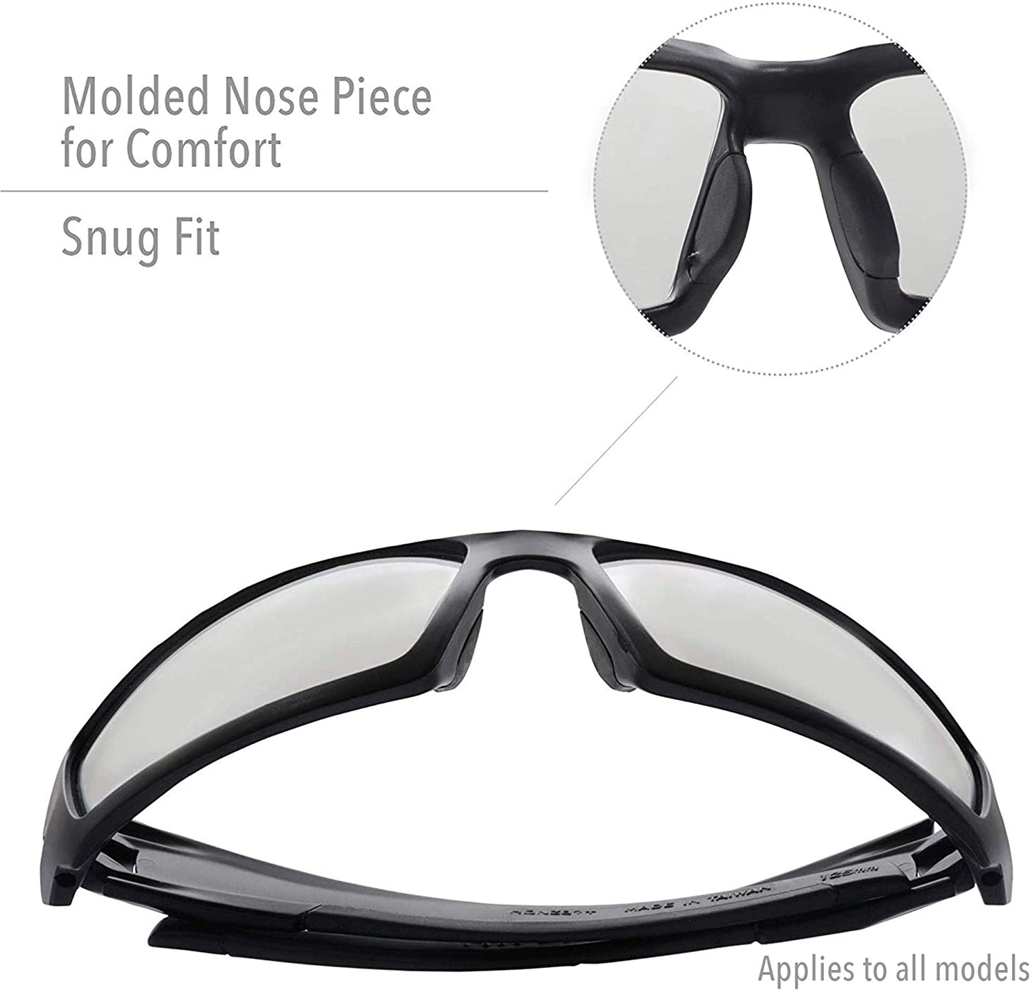 UVEX by Honeywell Hypershock Safety Glasses, Antifog Lens #S2960HS