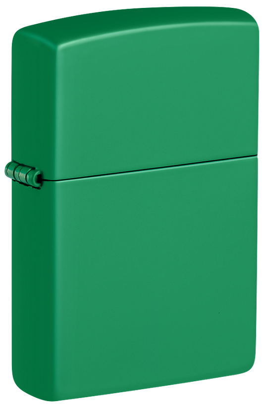 Zippo Classic Grass Green Matte Base Model Lighter #48629