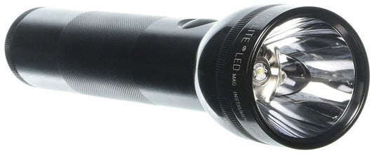 MAGLITE 2-Cell D LED Flashlight, 213 Lumens, Adjustable Beam, Black #ST2D016