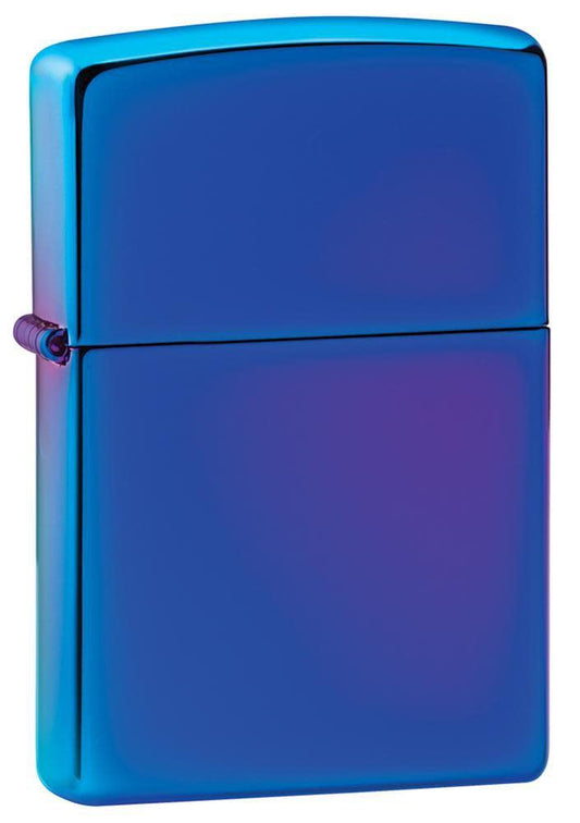 Zippo High Polish Indigo, Metallic Purple/Blue Genuine Windproof Lighter #29899