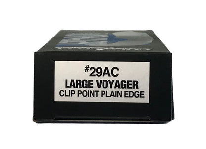Cold Steel Large Voyager, Plain Edge, AUS10A Steel + Clip #29AC