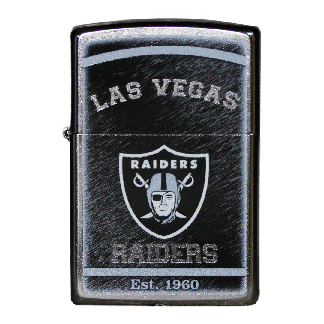 Zippo NFL Las Vegas Raiders Helmet Street Chrome Windproof Lighter