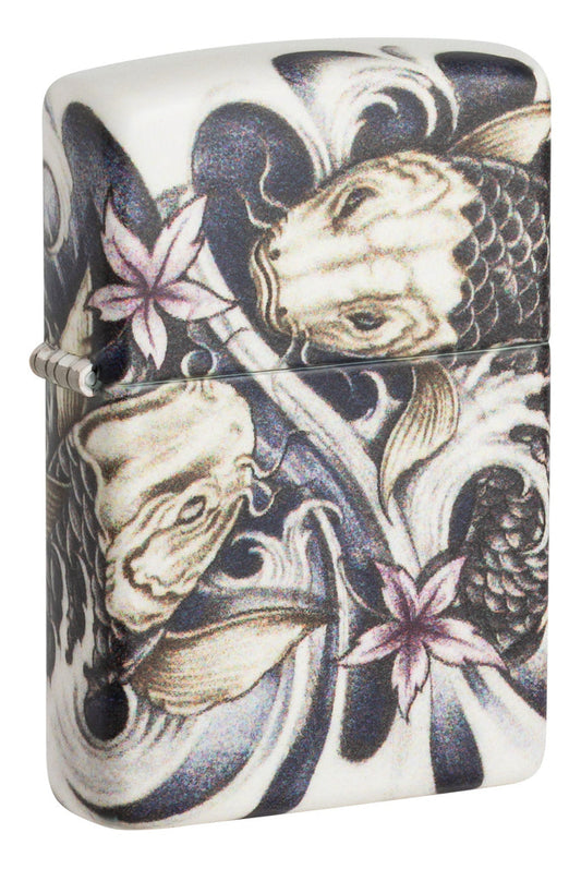 Zippo 540 Koi Fish Tattoo Design, Windproof Lighter #48393