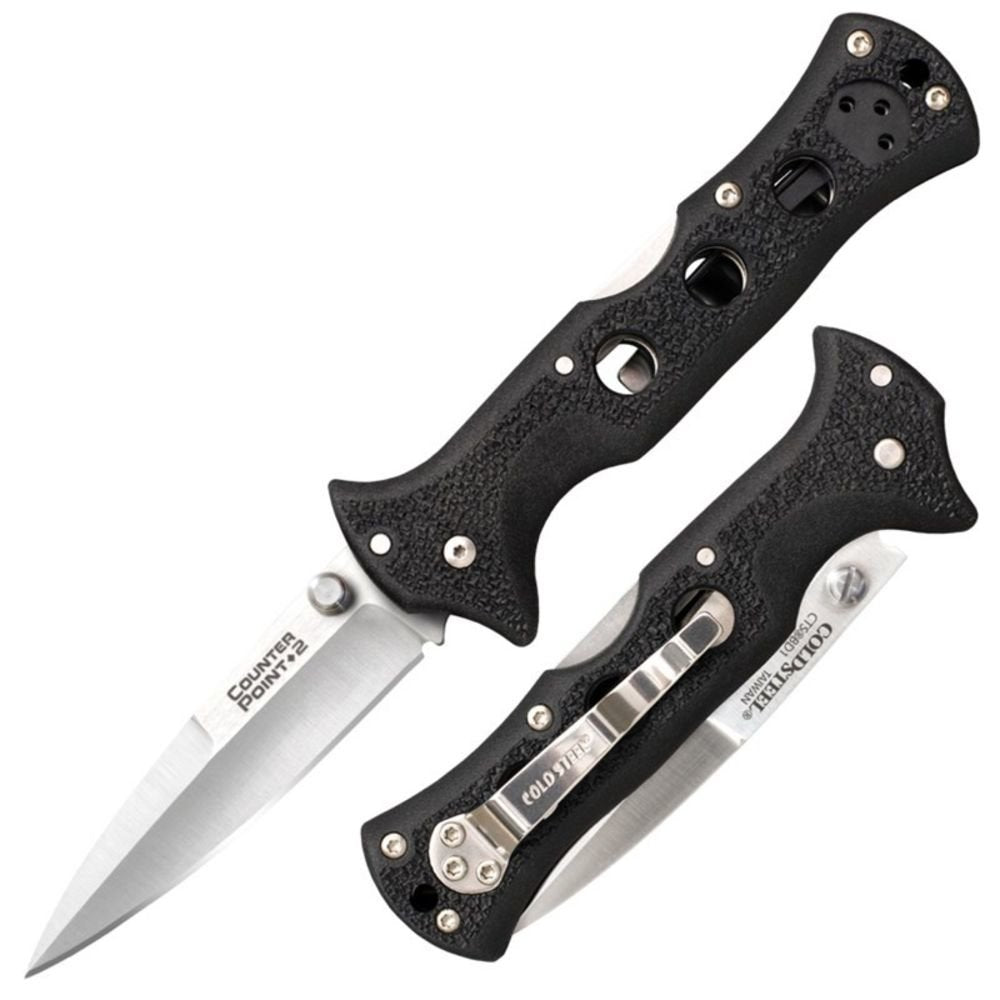 Cold Steel Counter Point 2 AUS8A Knife, Plain Polymer Handle #10AC