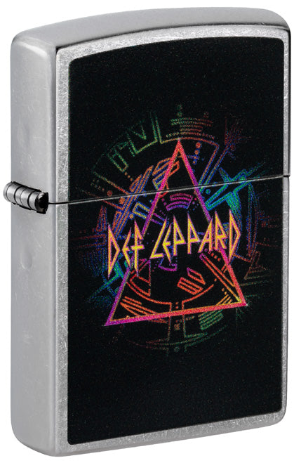 Zippo Def Leppard Rock Band, Street Chrome Finish Lighter #48175