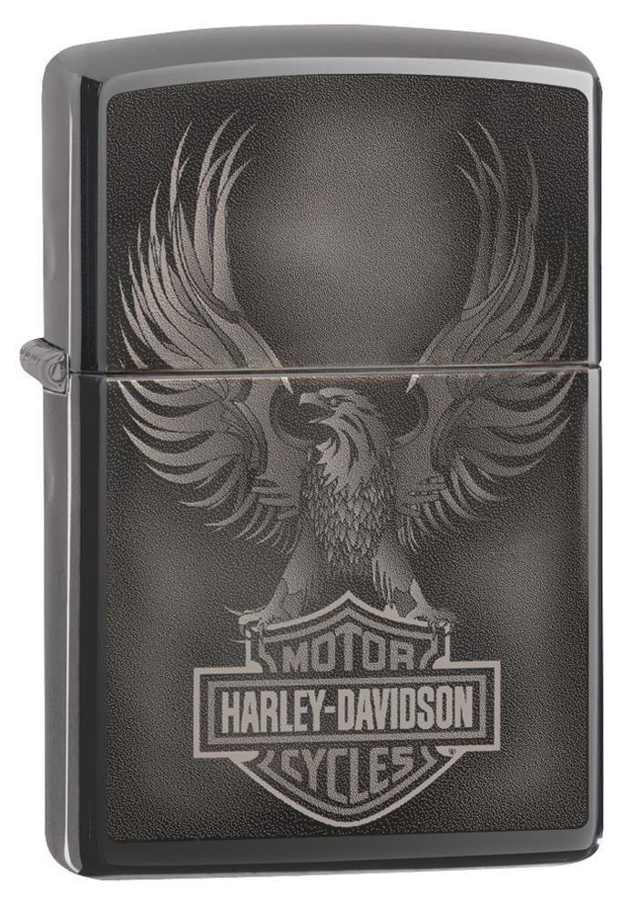 harley davidson eagle logos black and white