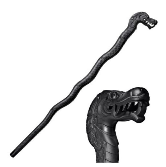 Cold Steel Dragon Walking Stick, 39", Black Polypropylene #91PDRZ