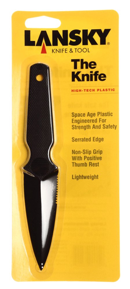 Lansky Composite Plastic Knife, The Safe Knife for Office, Home, Garden #LKNFE