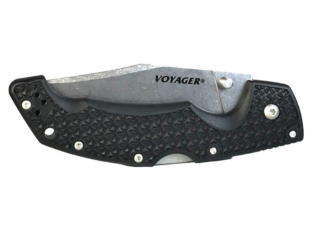 Cold Steel Large Voyager, Plain Edge, AUS10A Steel + Clip #29AC