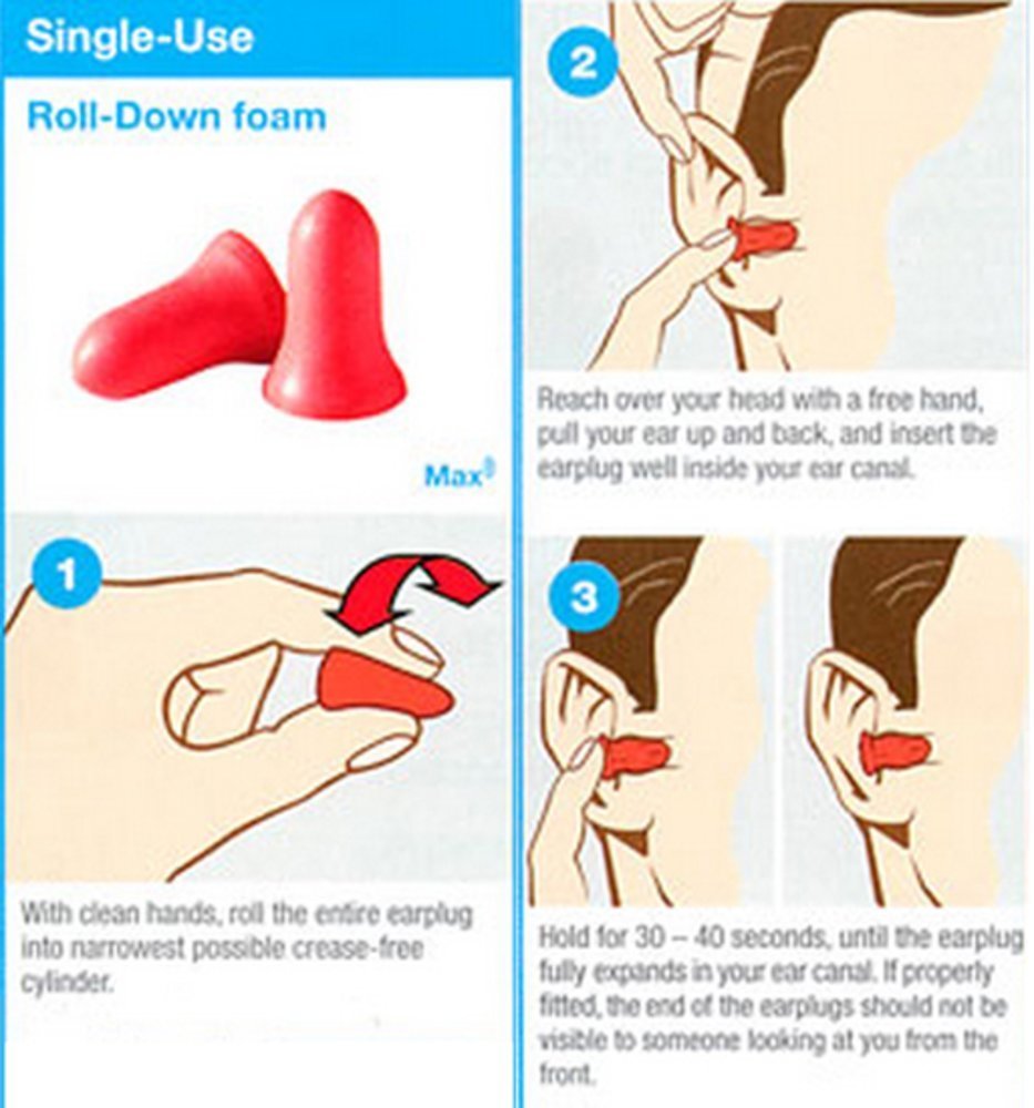 Howard Leight Hearing Protection Earplugs, Foam, (10) Pairs #R-01518