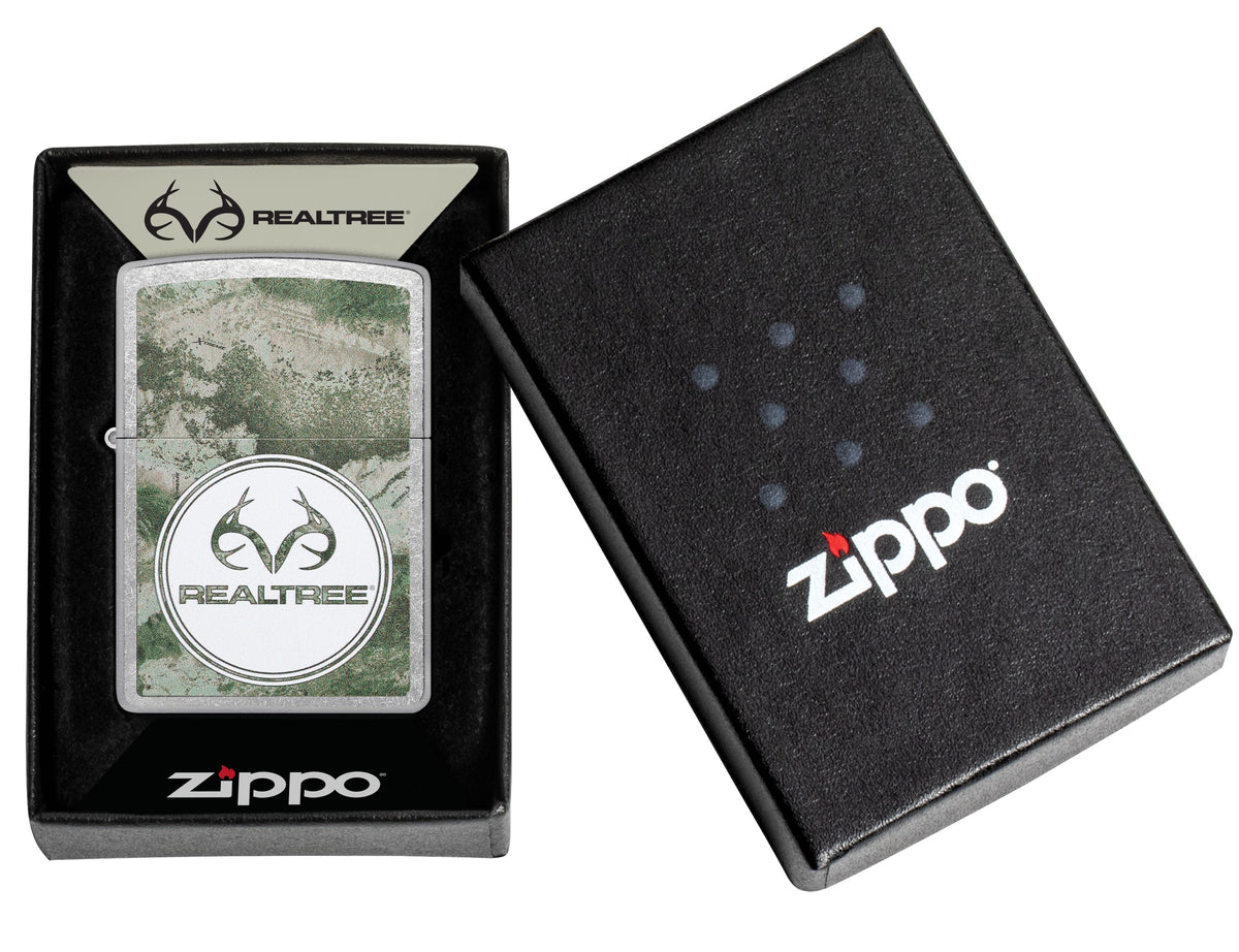 Zippo Realtree Xtreme, Street Chrome Lighter #47392