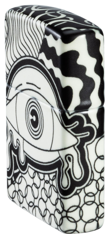 Zippo Psychedelic Eye Glow in the Dark 540 Design Lighter #46428