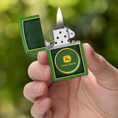 Zippo John Deere, Moss Green Matte Lighter #47396