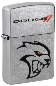 Zippo Dodge Hellcat Automobile Logo, Street Chrome Lighter #48760