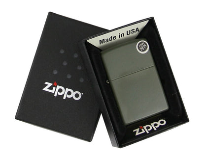 Zippo Classic Green Matte Lighter #221