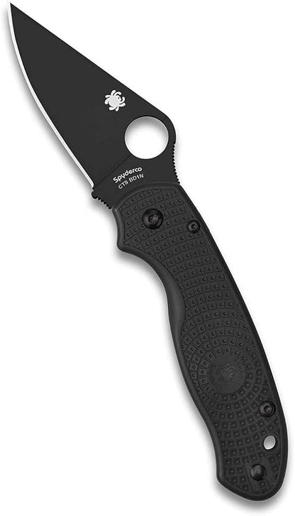 Spyderco Paramilitary 3 G-10 Black Folding Knife #C223PBBK