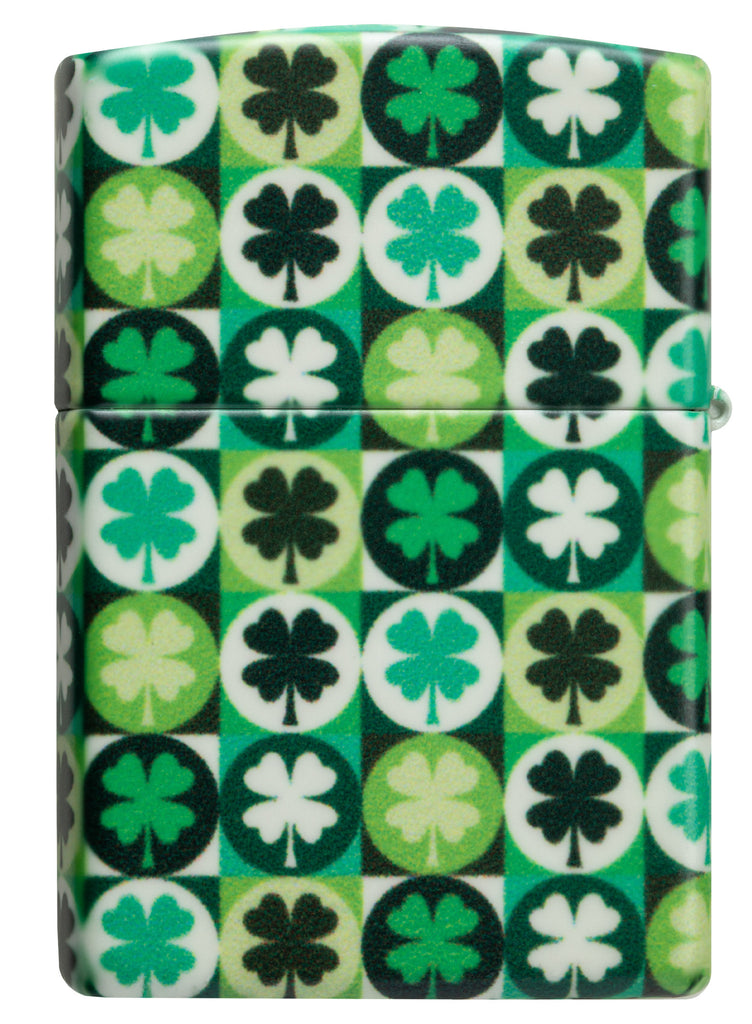 Zippo Clover Design, 540 Glow-In-The-Dark Design Lighter #46015