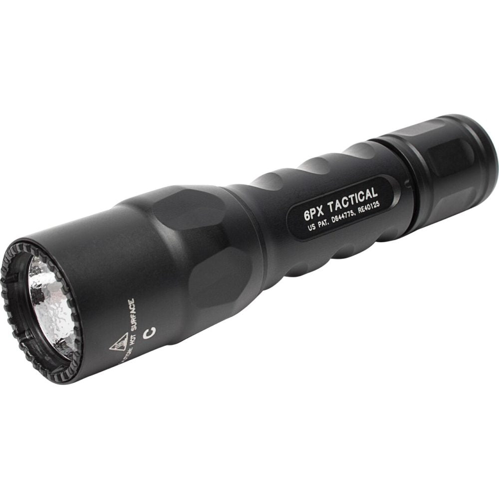 Surefire Tactical Black 600 Lumens High-Output LED Flashlight #6PX-C-BK